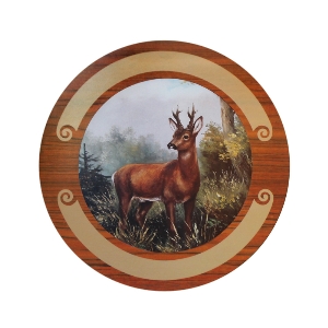 AKAH Onur plakaları özel başarılar için von AKAH Ehrenscheibe Bock 34cm 38612001