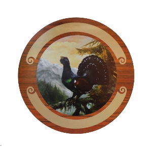 AKAH Onur plakaları özel başarılar için von AKAH Ehrenscheibe Auerhahn 34cm 38612010