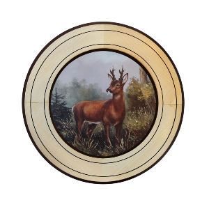 AKAH Onur plakaları özel başarılar için von AKAH Ehrenscheibe Bock im Wechselrahmen 34cm 38630001