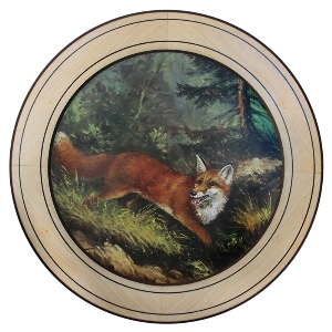 Onur plakaları özel başarılar için von AKAH Ehrenscheibe Fuchs im Wechselrahmen 50cm 38632013