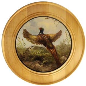 Onur plakaları özel başarılar için von AKAH Ehrenscheibe aus Massivholz Ø 30 cm 38690007