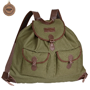 AKAH Canvas Rucksack lautlos