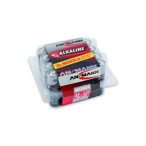 Lambalar av alanı ve dış mekân için von AKAH ANSMANN RED Alkaline 1,5V Mignon AA 20er Box 69286000