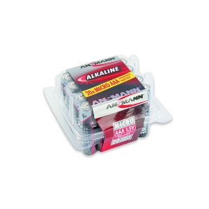 Lambalar av alanı ve dış mekân için von AKAH ANSMANN RED Alkaline Mikro AAA Batterie 20er Box 1,5V 69287000