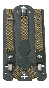AKAH Aksesuarlar için avcılık ve outdoor von AKAH Hosenträger mit Leder Sau 87642000