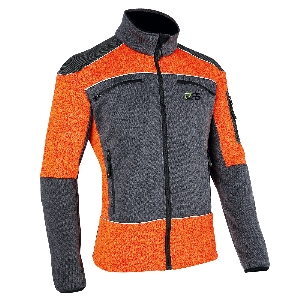 Kazaklar ve hırkalar von AKAH PSS X-treme Arctic Faserstrickjacke grau/orange 89949003