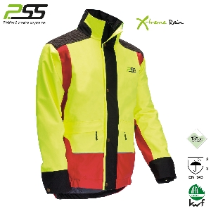 PSS X-treme Rain Regenjacke gelb/rot