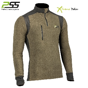 Kazaklar ve hırkalar von AKAH PSS X-treme Polar Fleeceshirt grün/schwarz 89979009
