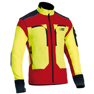 Softshell Ceketler avcılık ve outdoor için von AKAH PSS X-treme Vario Stretchjacke gelb/rot 89963009