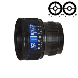 Nişan optiği için nişangahlar von AKAH CENTRA Iris-Ringkorn Vario Swing M22 36403002
